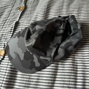 Lululemon fast and free Black Camouflage Cap